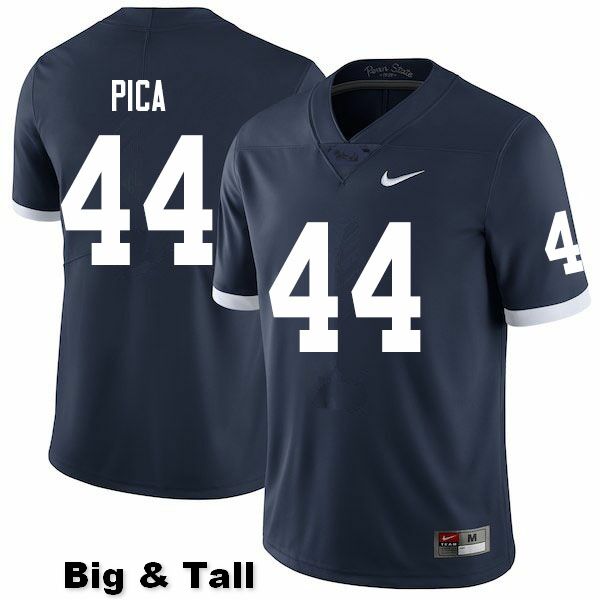 NCAA Nike Men's Penn State Nittany Lions Cameron Pica #44 College Football Authentic Throwback Big & Tall Navy Stitched Jersey LQC4898CP